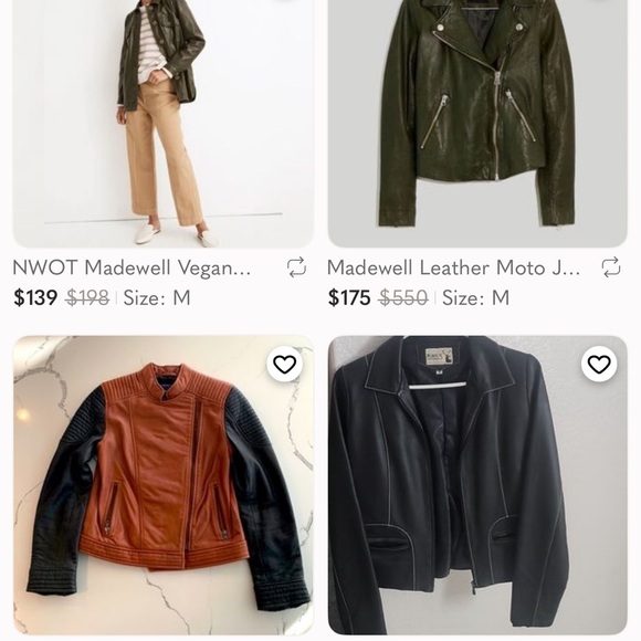 Madewell Black Moto Leather Jacket - Picture 11 of 11